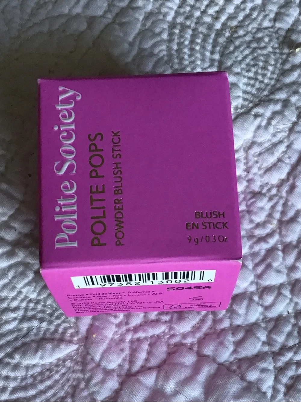 New Petite Society Polite Pops Powder Blush Los Angeles Soft Pink